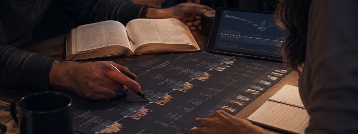 Bible ouverte et repères bibliques pour tester ses connaissances